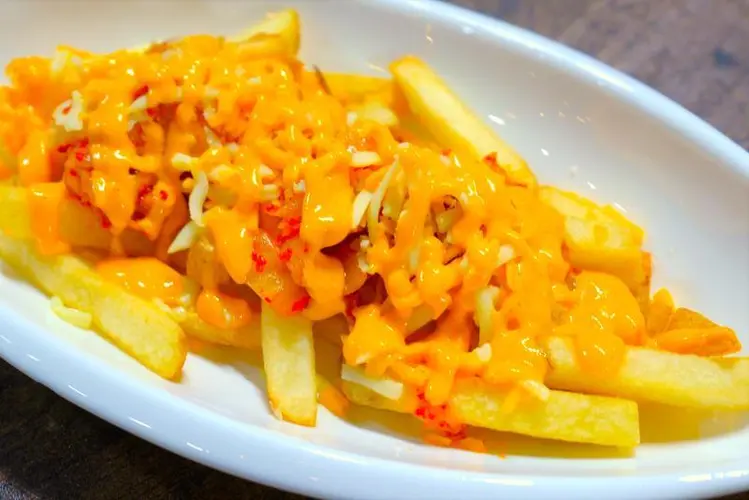 Kimchi Cheese Fries