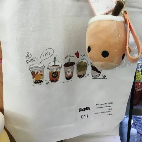 Boba Zipper Tote