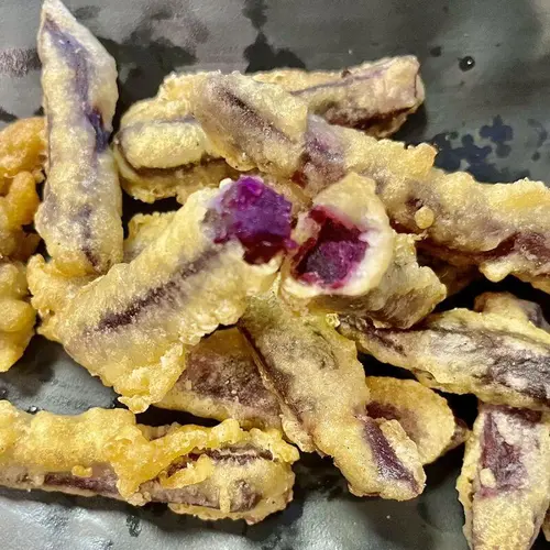 Purple Sweet Potato Tempura