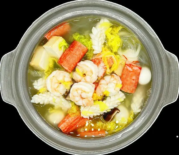 Seafood Clay Hot Pot