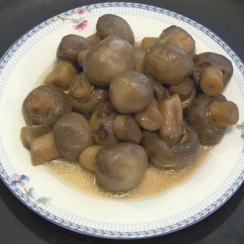Boiled Mushrooms