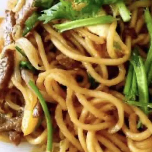 Green Tender & Beed Chow Mein