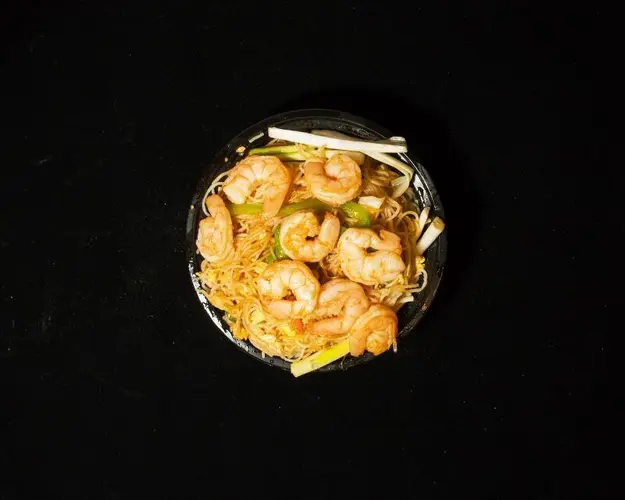 Fideo De Arroz Y Camaron