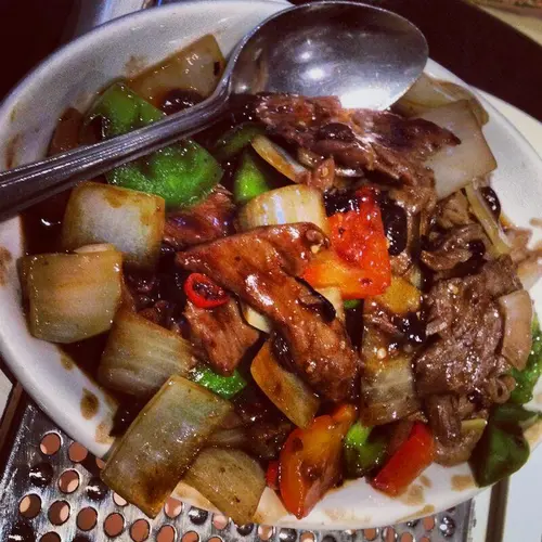 Black Beans Pepper Beef
