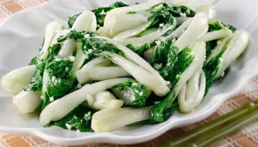 Bok Choy In Garlic Sauce