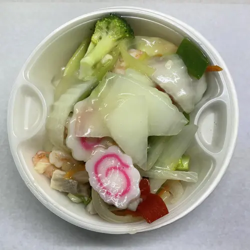 Mix Seafood Over Rice
