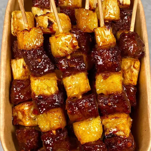 Hawaiian Beef Kebabs