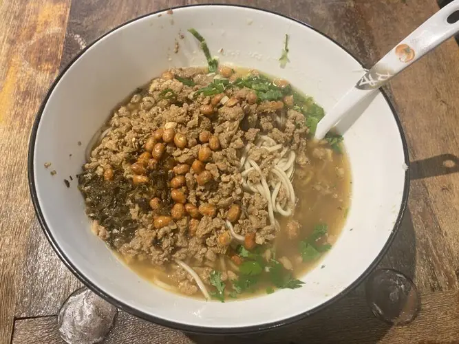 Dan Dan Noodle Soup