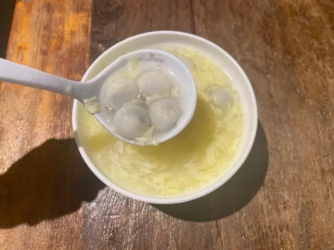 Sweet Rice Ball Soup