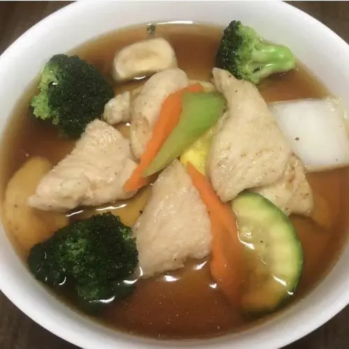 Chicken Hong Kong Noodle Soup