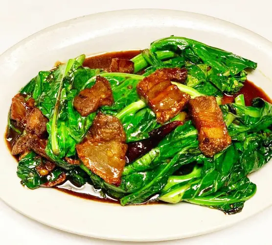 Chinese Broccoli Crispy Pork