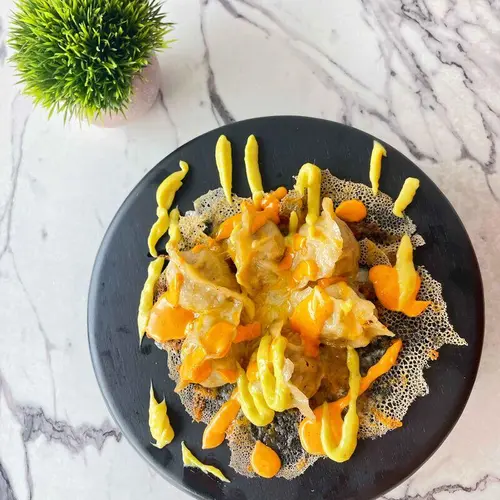 Pork & Shrimp Pizza Dumplings