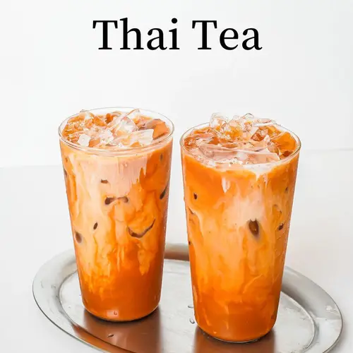 Capped Thai Brown Sugar Milk Tea