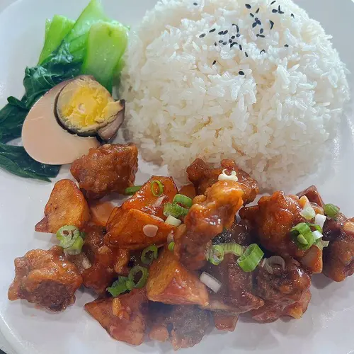Sweet And Sour Pork Ribs Rice