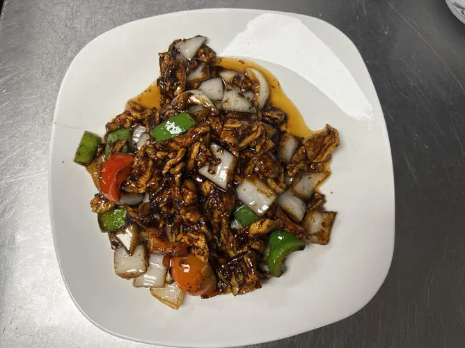 Black Pepper Chicken Slices