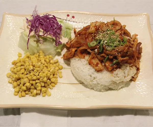 Squid Pork Over Rice
