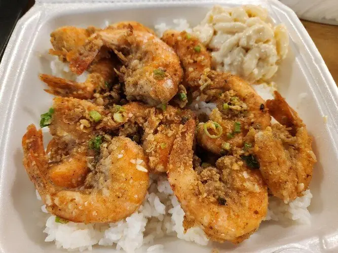 Big Aloha Garlic Shrimp