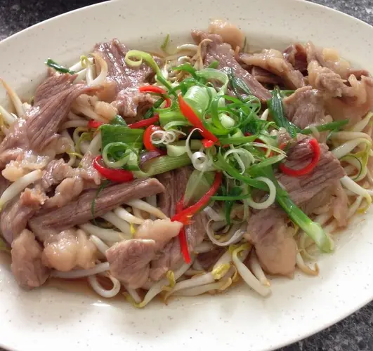 Poached Slice Beef
