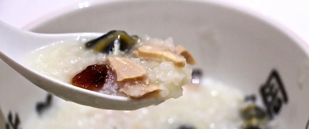 Thousand Year Egg And Pork Congee