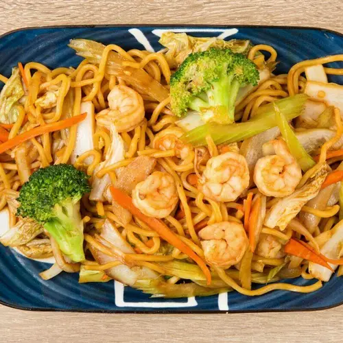 Shrimp Pan Fried Lo Mein