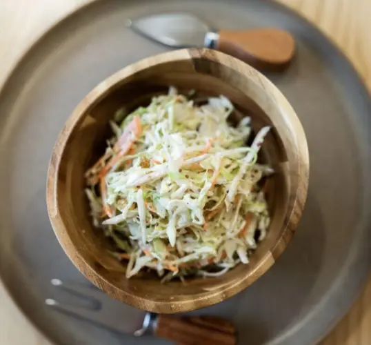 Apple Sour Cream Cole Slaw