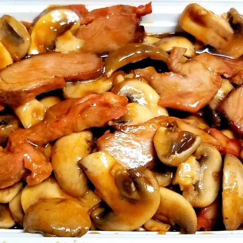 Roast Pork Fresh Mushroom