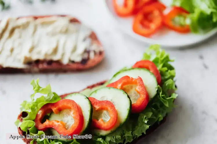 Apple Sour Cream Cole Slaw