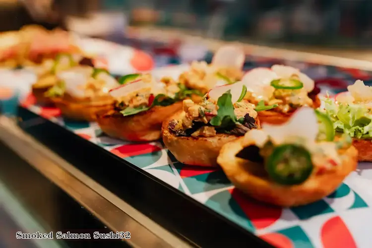 Smoked Salmon Sushi