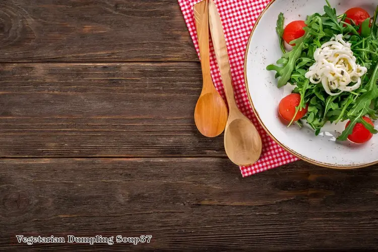 Vegetarian Dumpling Soup